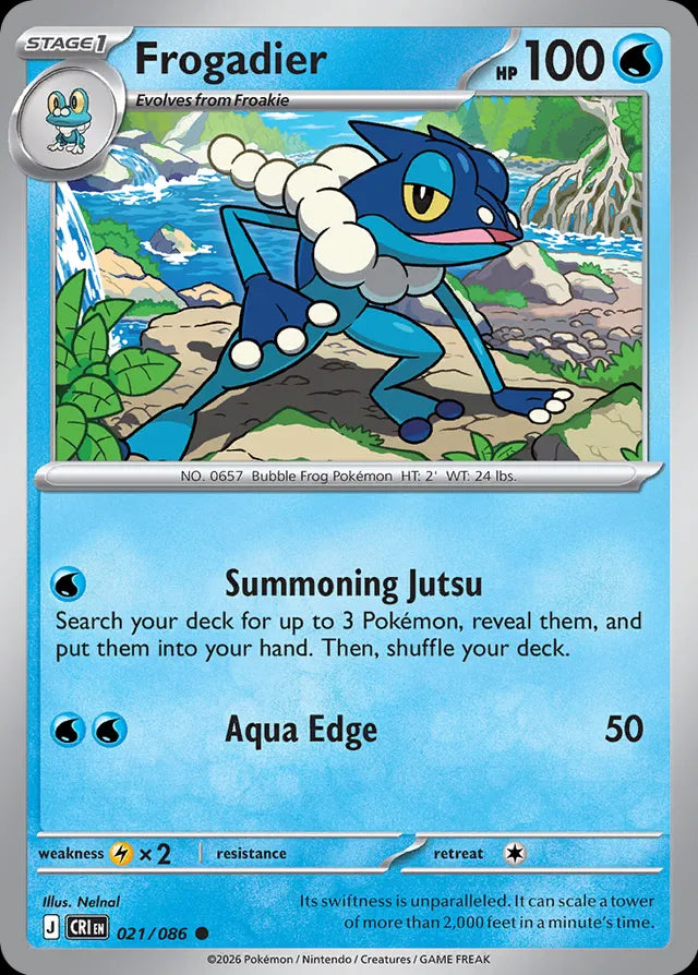 Chaos Rising Frogadier #021/86